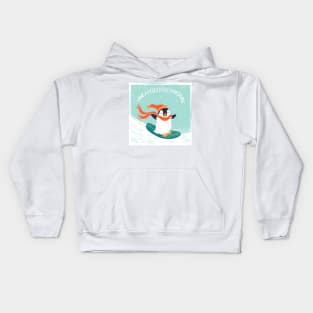 Christmas Penguin Kids Hoodie